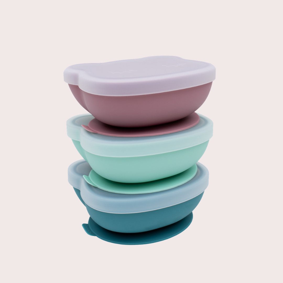 Stickie® Silicone Baby Bowls - We Might Be Tiny