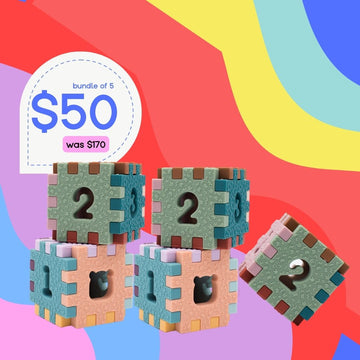Bundle of 5 Cubies