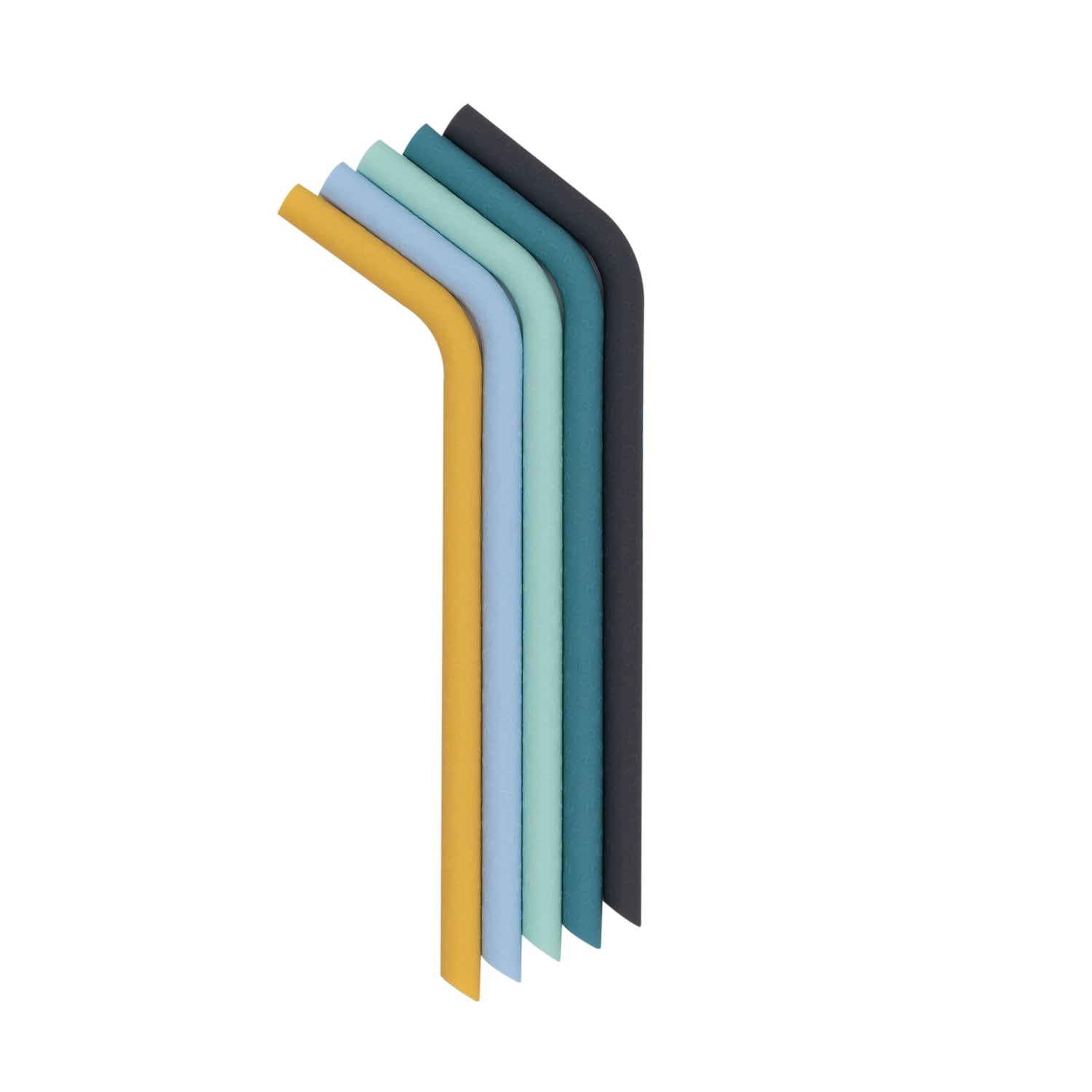 Bendie Straws in Blues and Yellows
