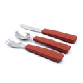 Toddler Cutlery Set in Rust