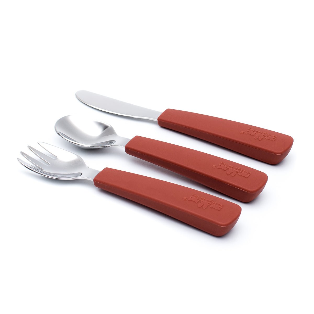 Toddler Cutlery Set in Rust