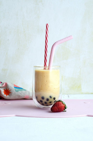 Easy-Peasy Homemade Mango Bubble Tea  
