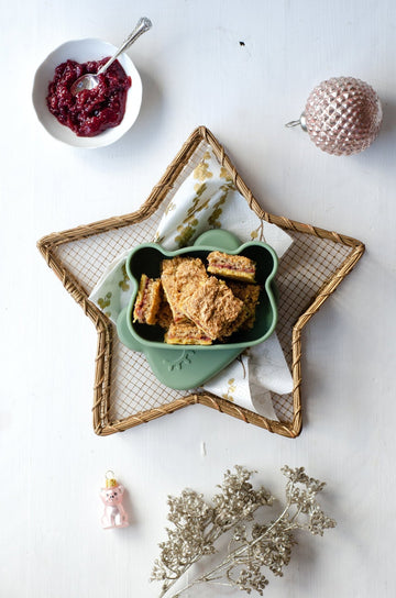 Favourite Raspberry & Walnut Delights