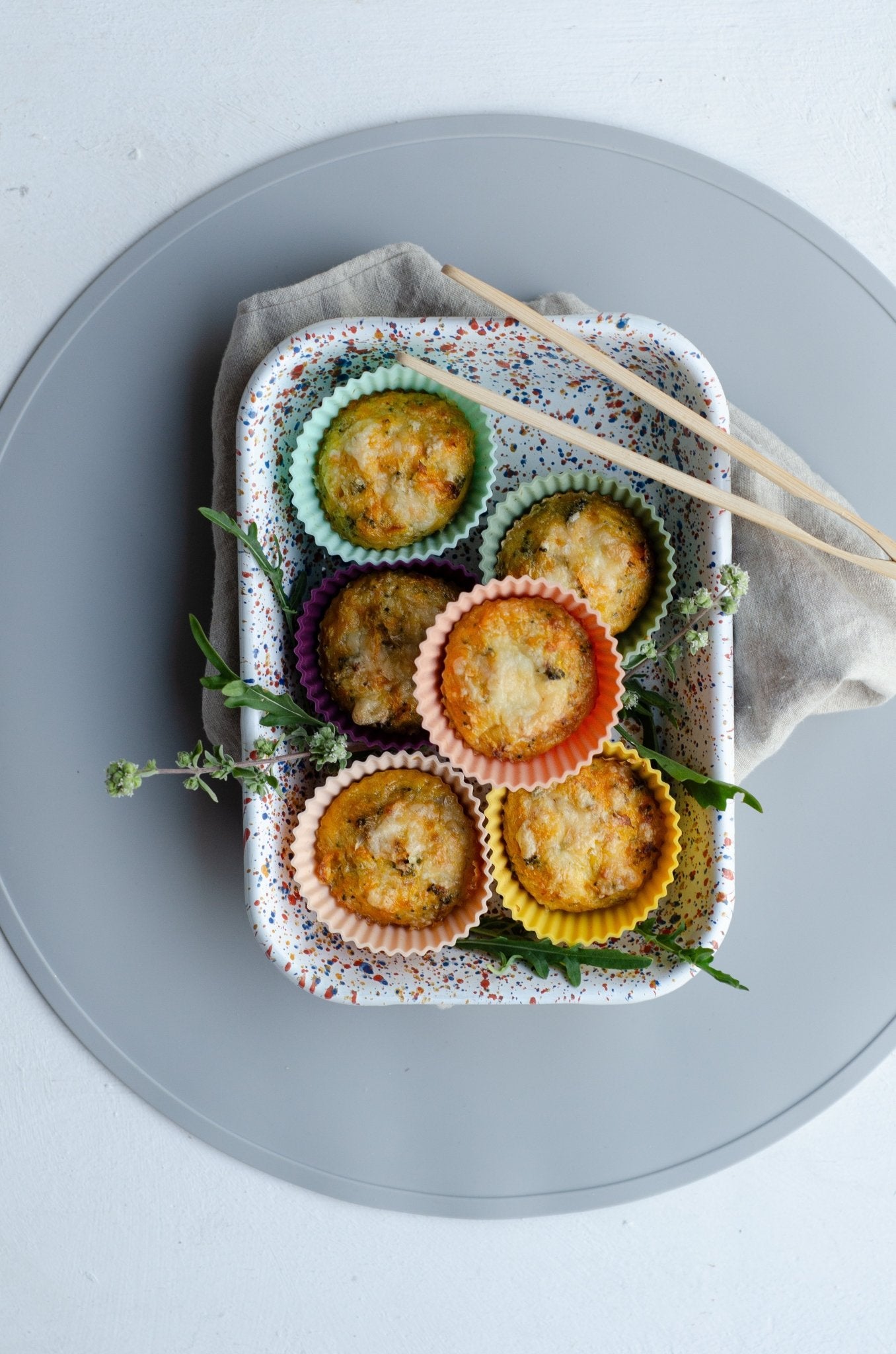 Healthy Baby-Led Weaning Recipe: Eggy Veggie Muffins