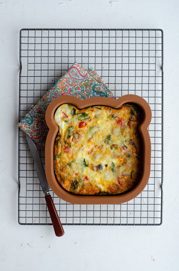 Oven-Baked Spinach & Sausage Omelette Recipe
