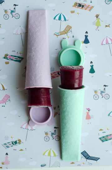 beetroot strawberry popsicle