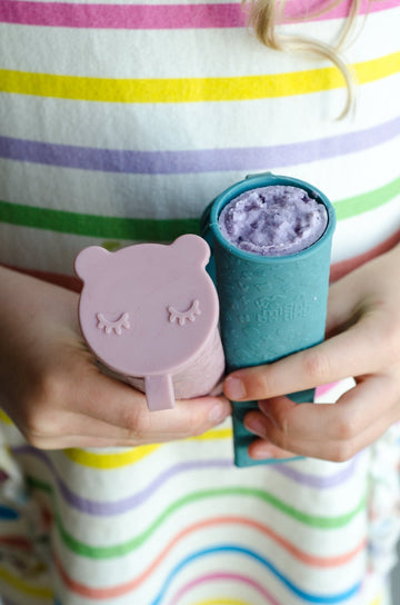 blueberry coconut ice block