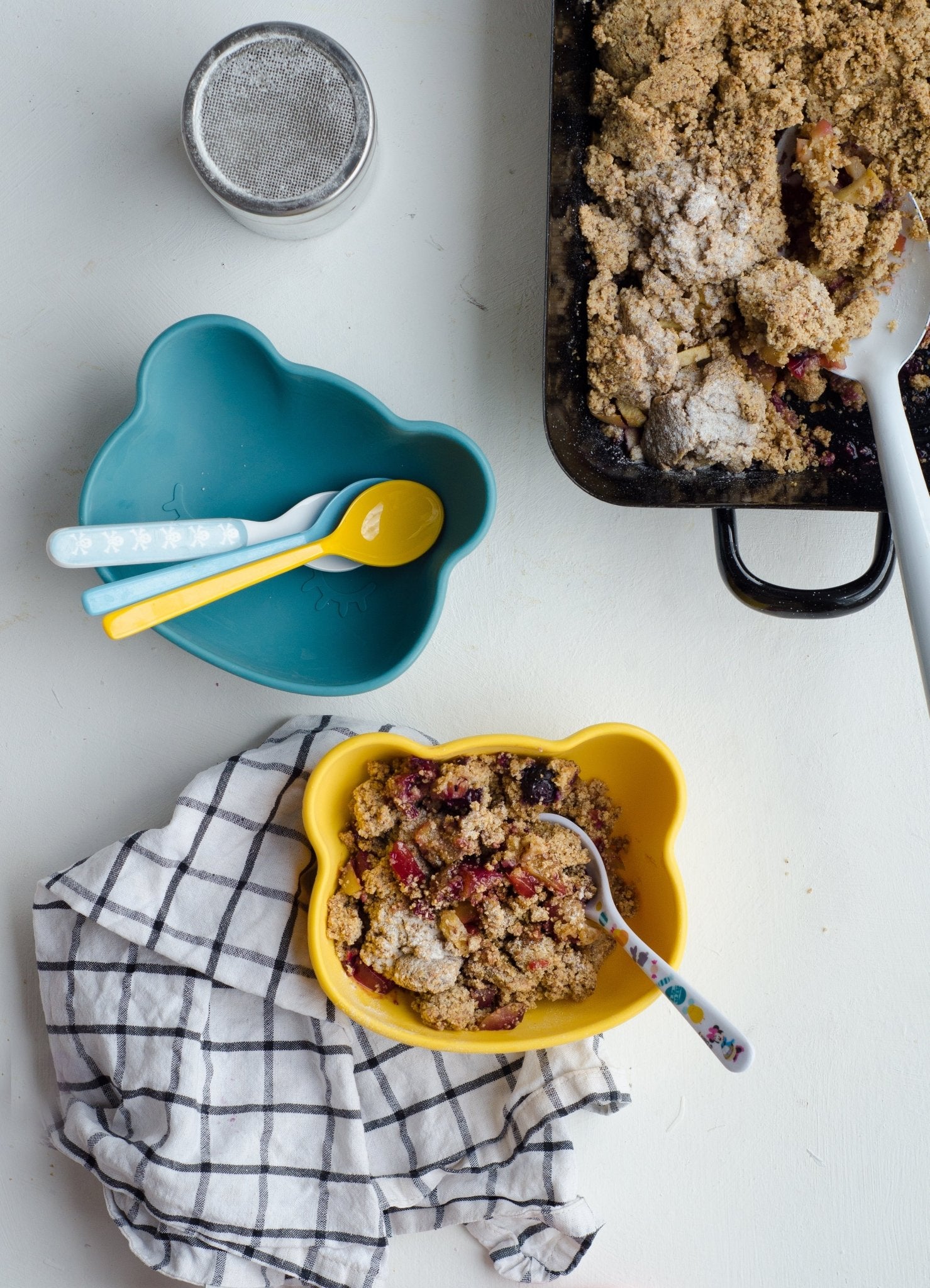 healthy oat crumble recipe baby toddler