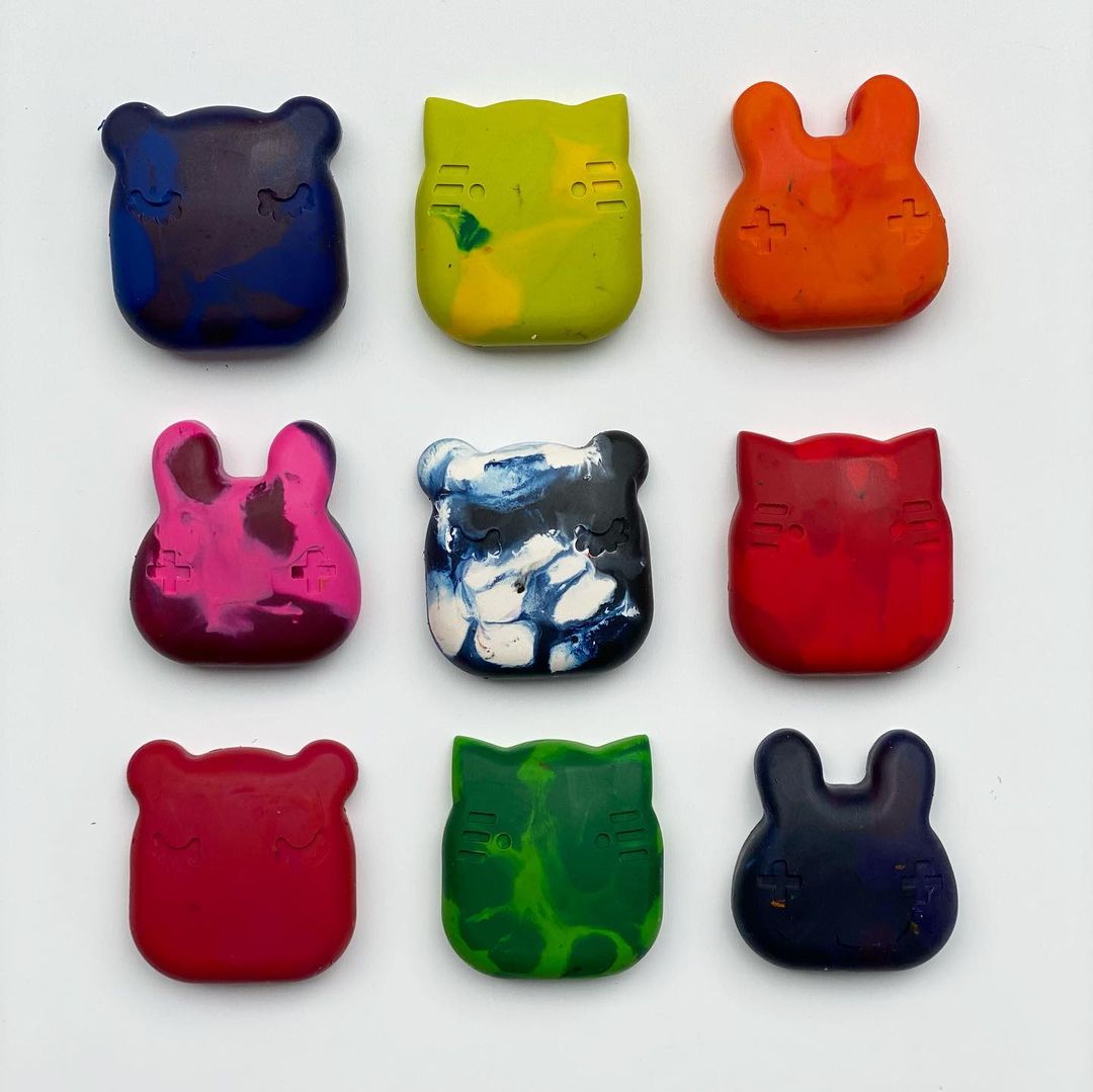Up-cycle your old crayons into cute new ones in less than 20 minutes