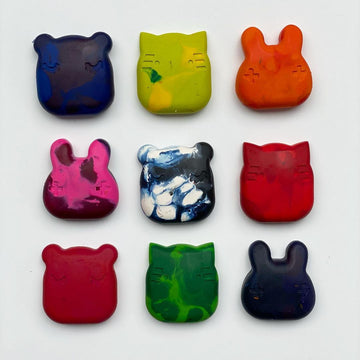 Up-cycle your old crayons into cute new ones in less than 20 minutes