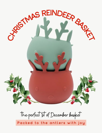 Christmas Reindeer Basket