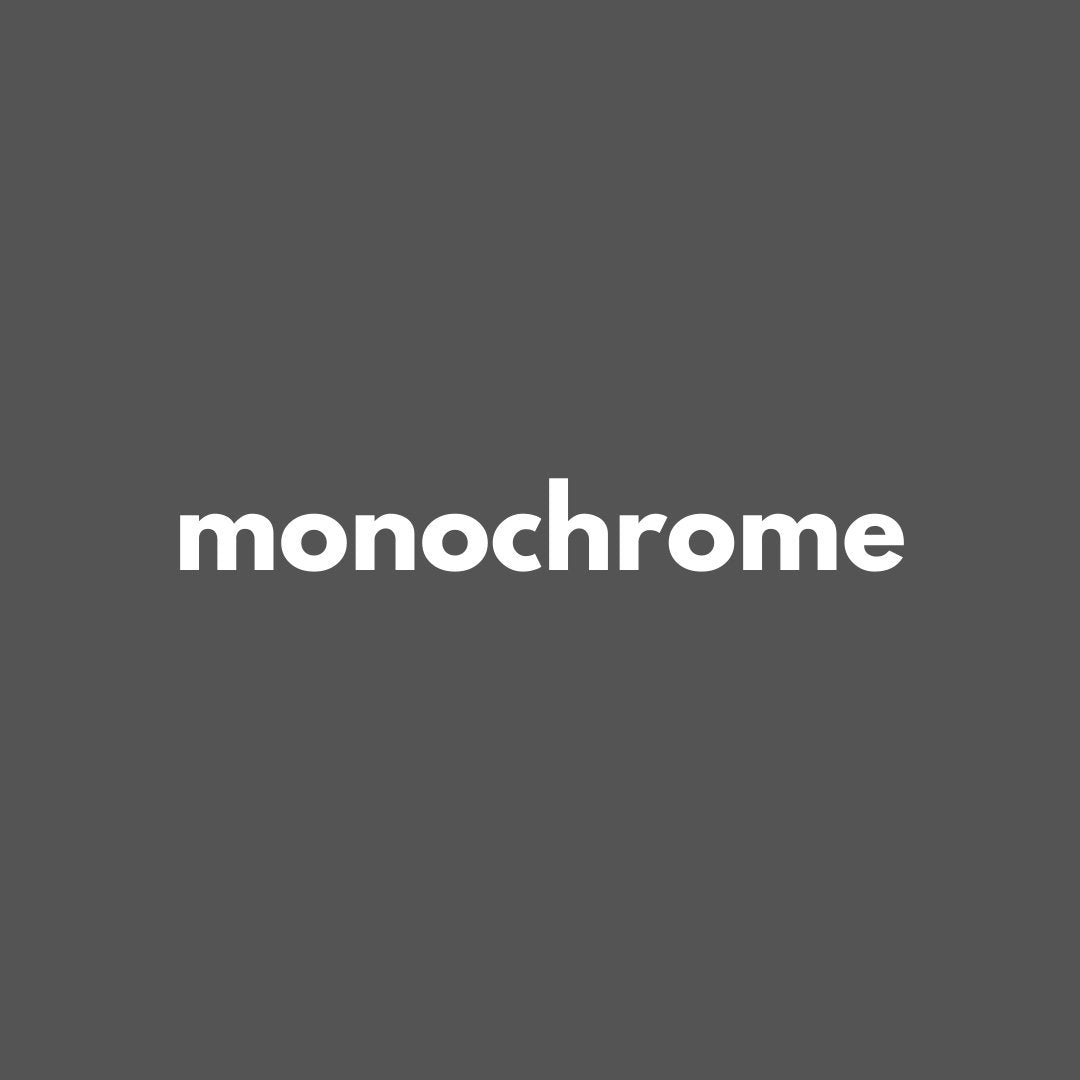 Monochrome Products by We Might Be Tiny