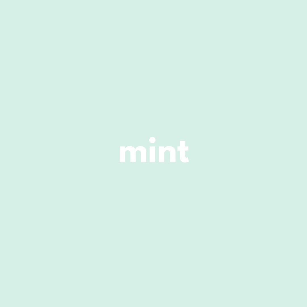 Mint Products by We Might Be Tiny