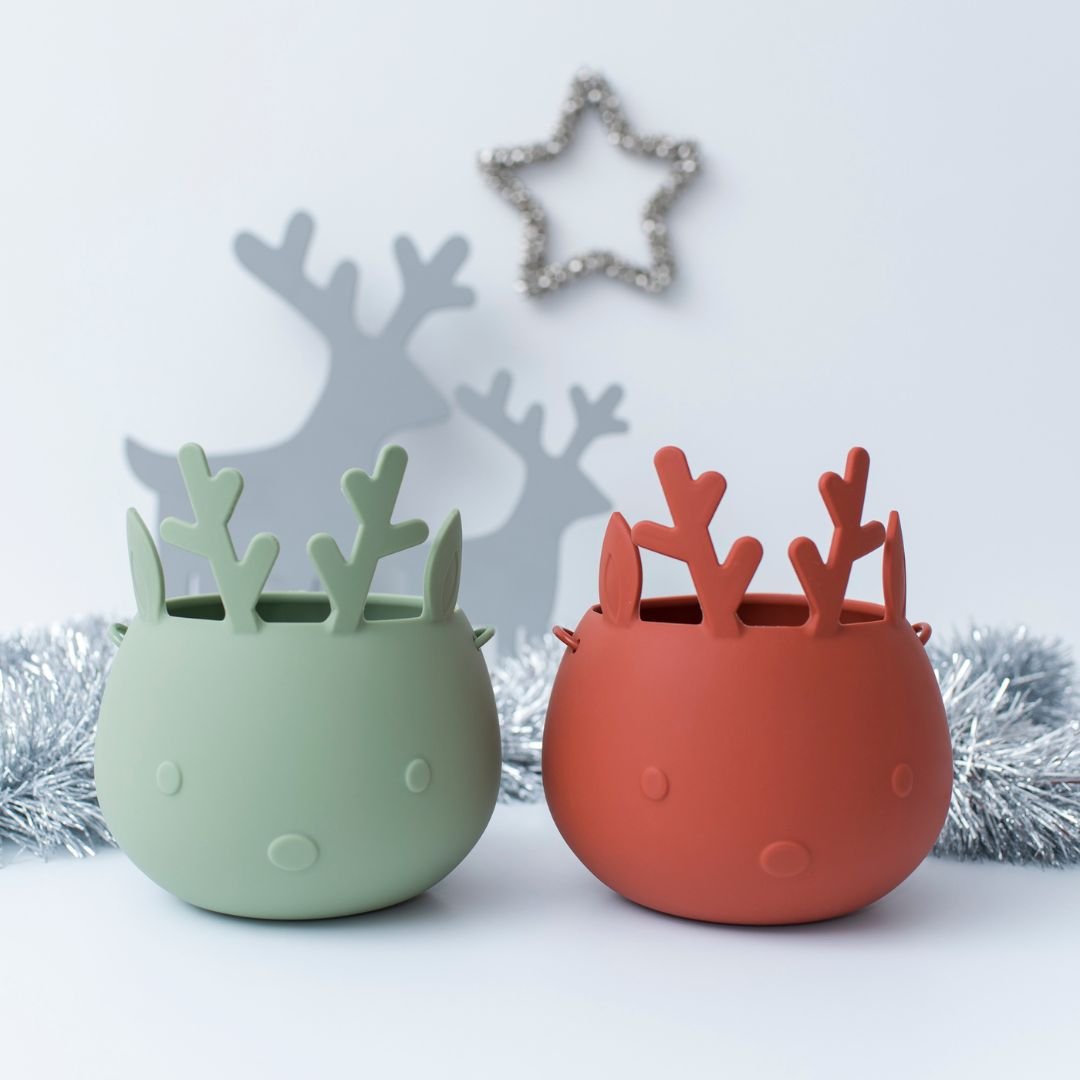 Christmas Reindeer Baskets - We Might Be Tiny