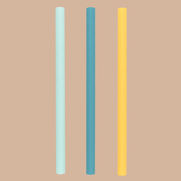 Silicone Bubble Tea Straws (Set of 3) - We Might Be Tiny