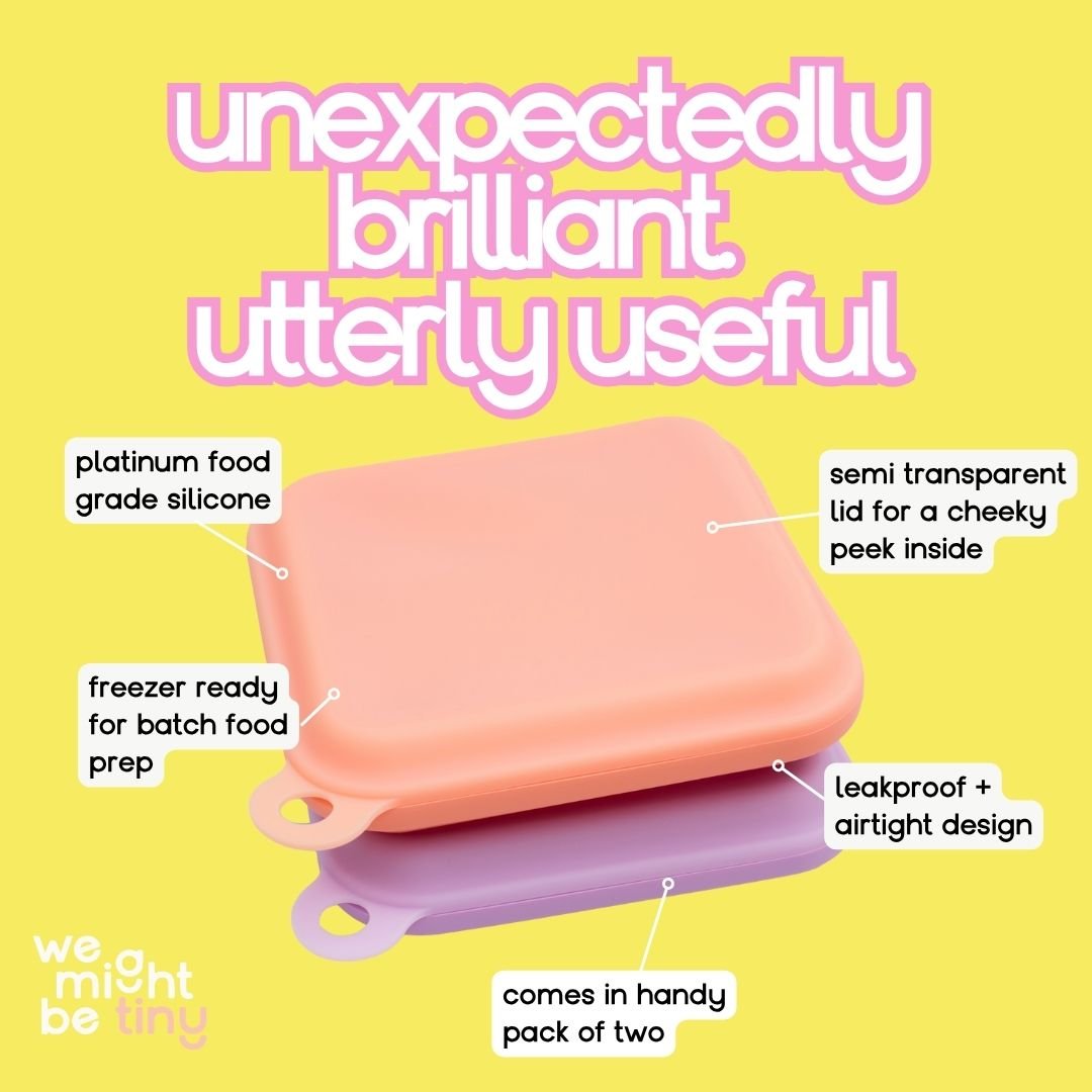 Sandwich Pouches – Purple & Tangerine