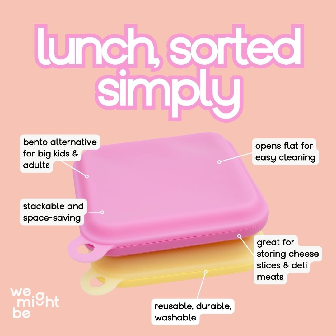 Sandwich Pouches – Fuchsia & Lemon