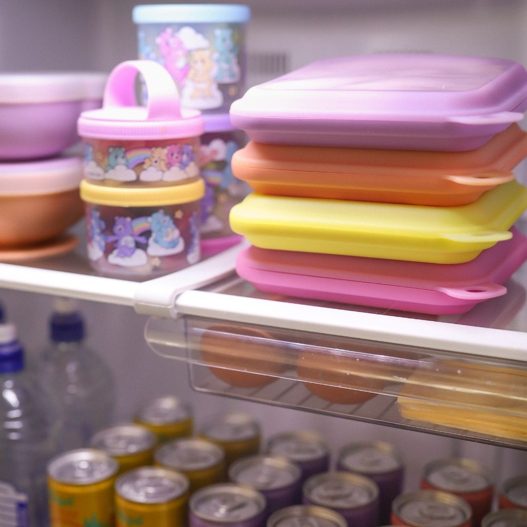 Sandwich Pouches – Fuchsia & Lemon