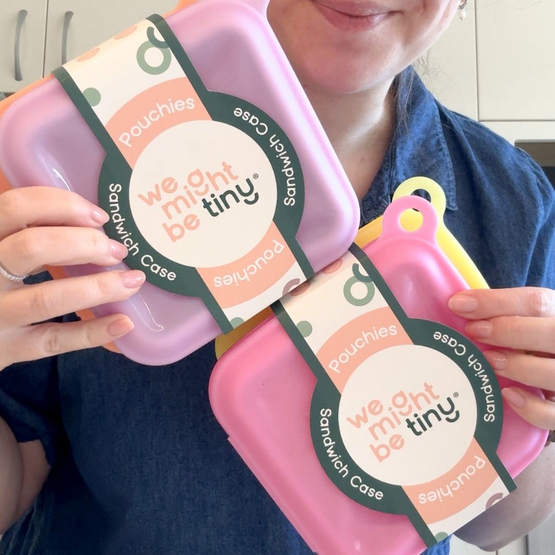 Sandwich Pouches – Purple & Tangerine