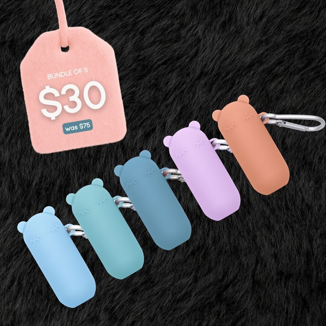 Bundle of 5 Keepie Travel Straws