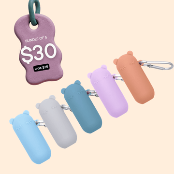 Bundle of 5 Keepie Travel Straws