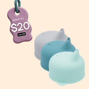 Bundle of 3 Sippie Lids - Grey, Blue Dusk & Mint