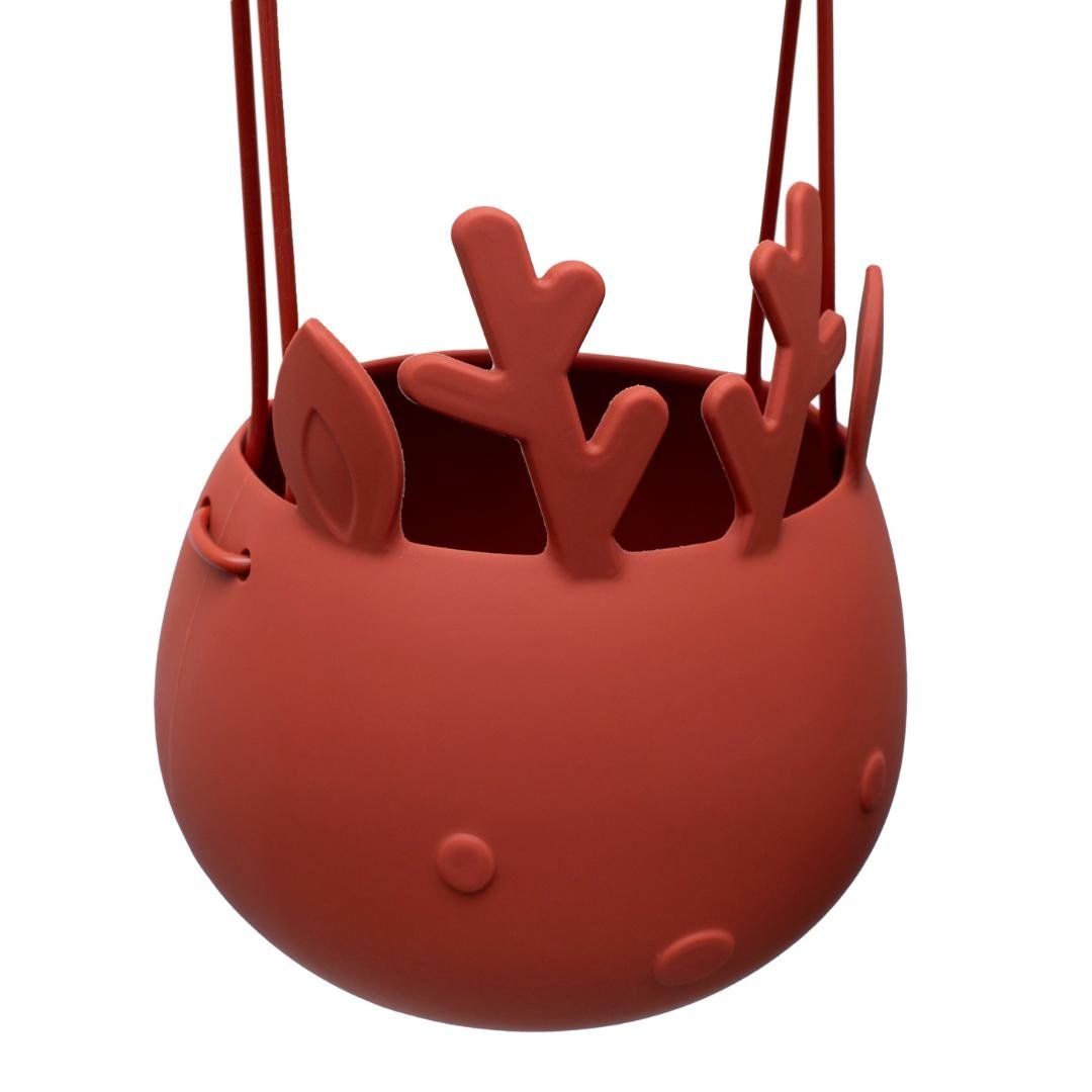 Christmas Reindeer Basket - Rust (preorder)