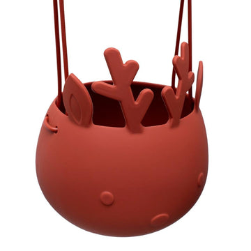 Christmas Reindeer Basket - Rust (preorder)