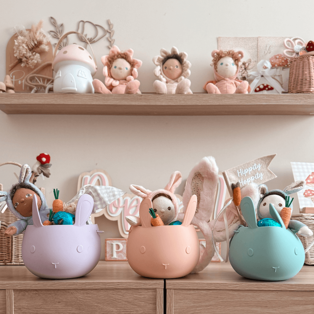 Easter Bunny Basket - Pistachio