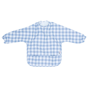 Messie Smock Bib – Blue Gingham (Kid)