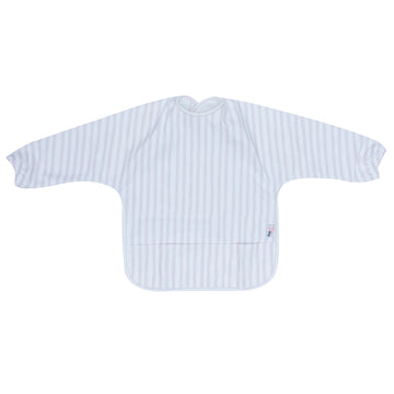 Messie Smock Bib – Lilac Stripe (Baby & Toddler)