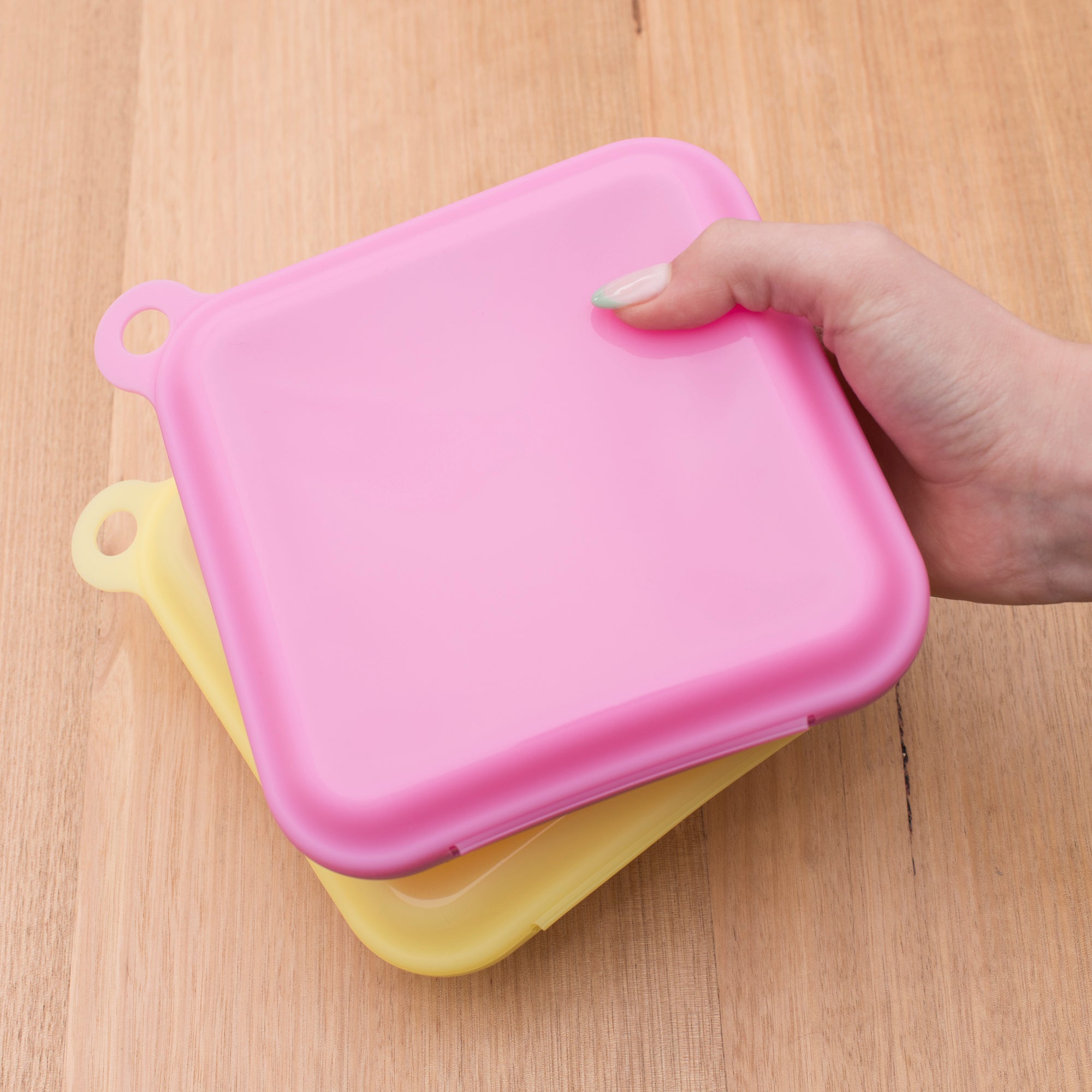 Sandwich Pouches – Fuchsia & Lemon