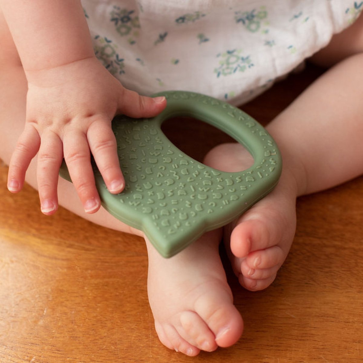 Bundle of 3 Teethers (Rust Bunny, Sage & Burnt Orange Cat)