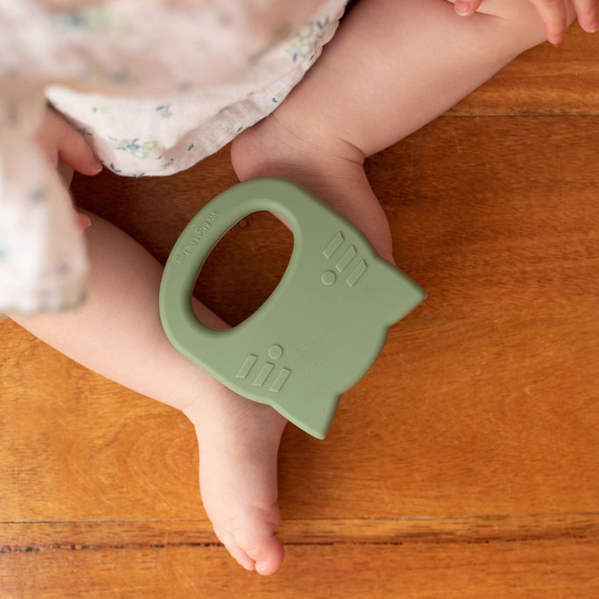 Bundle of 3 Teethers (Rust Bunny, Sage & Burnt Orange Cat)