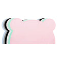 Silicone bear kids placemat in the shade minty green
