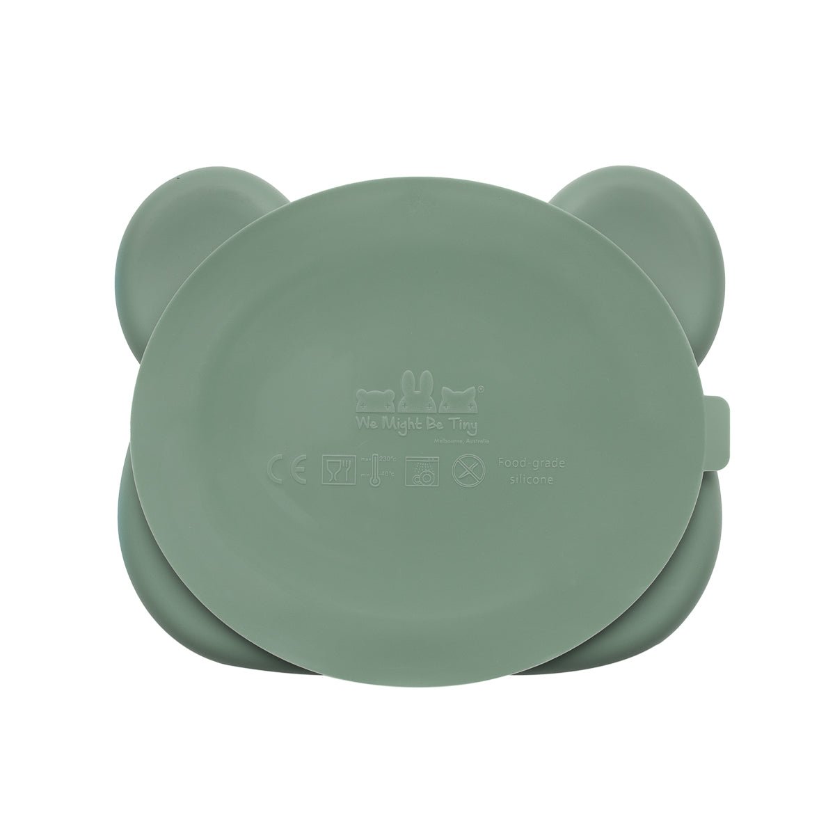 Bear Stickie® Plate - Sage