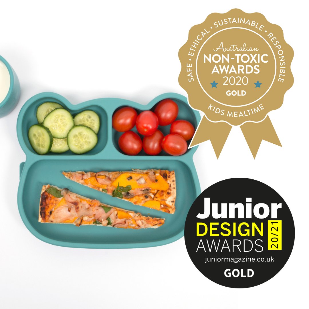 Bear suction plate for toddlers