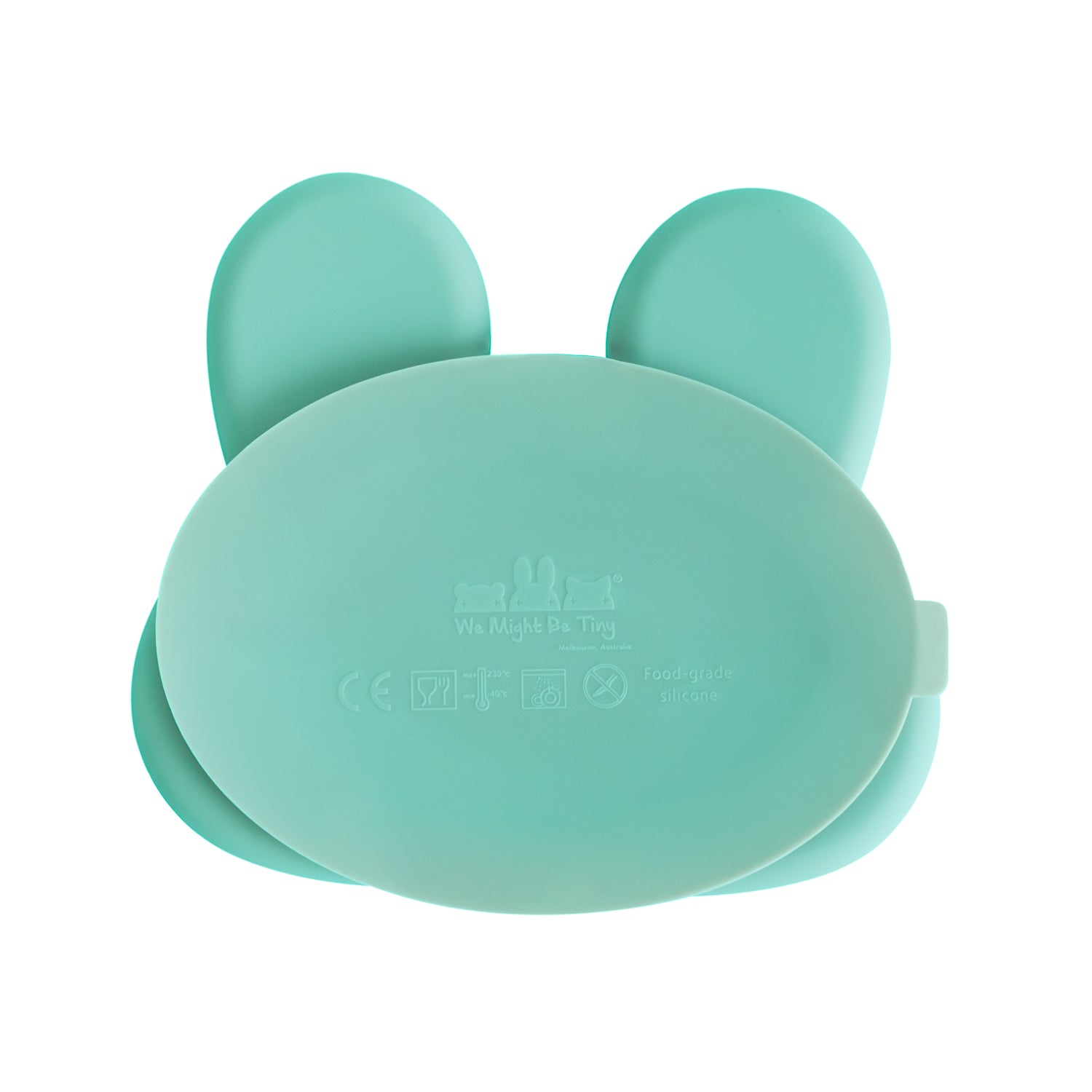 Back of Bunny Stickie Plate