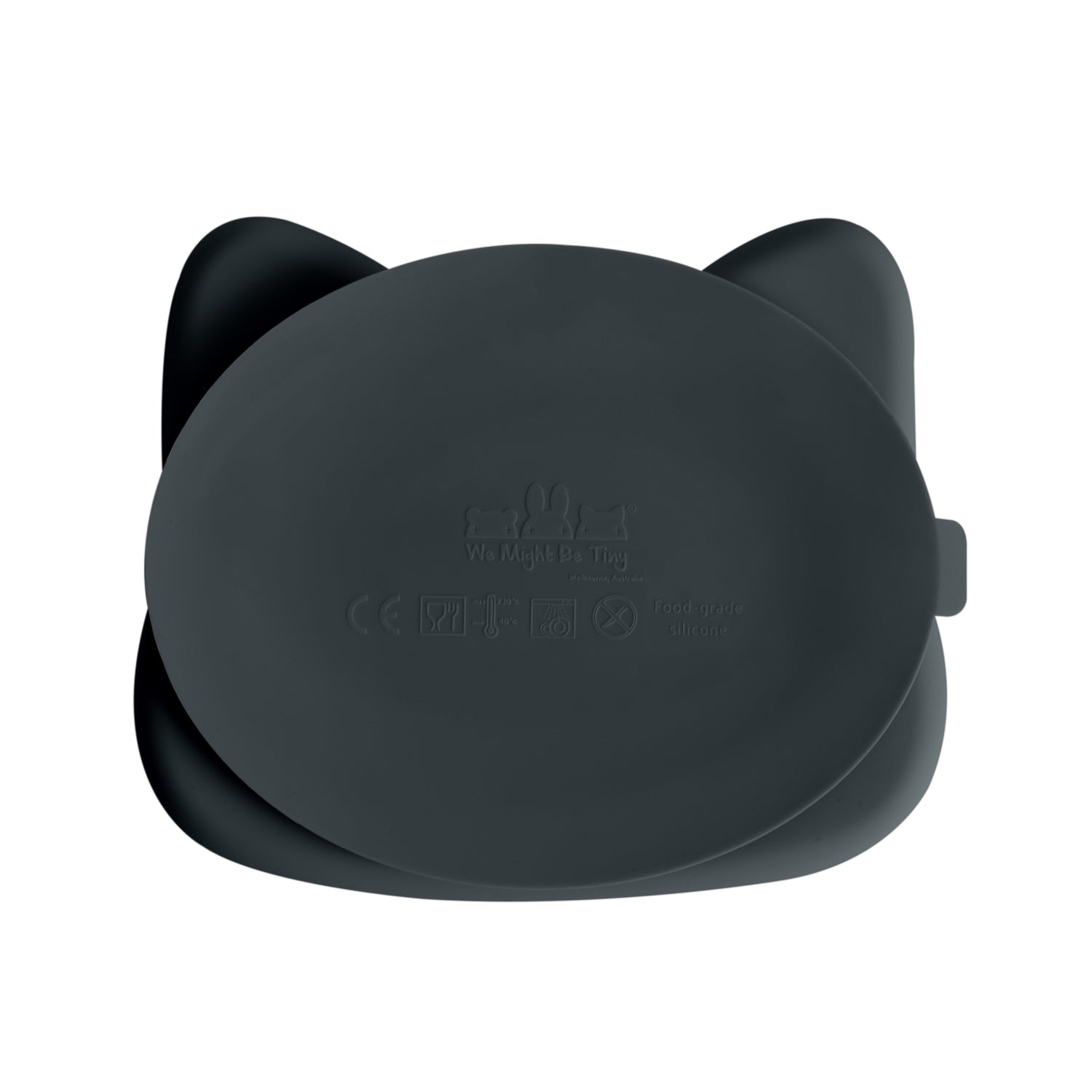 Cat Stickie® Plate - Charcoal