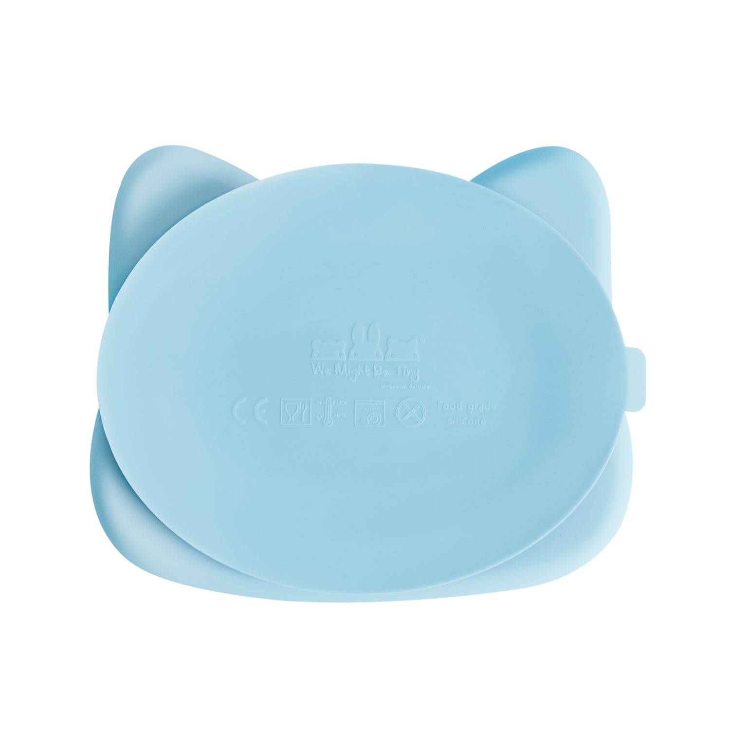 Cat Stickie® Plate - Powder Blue