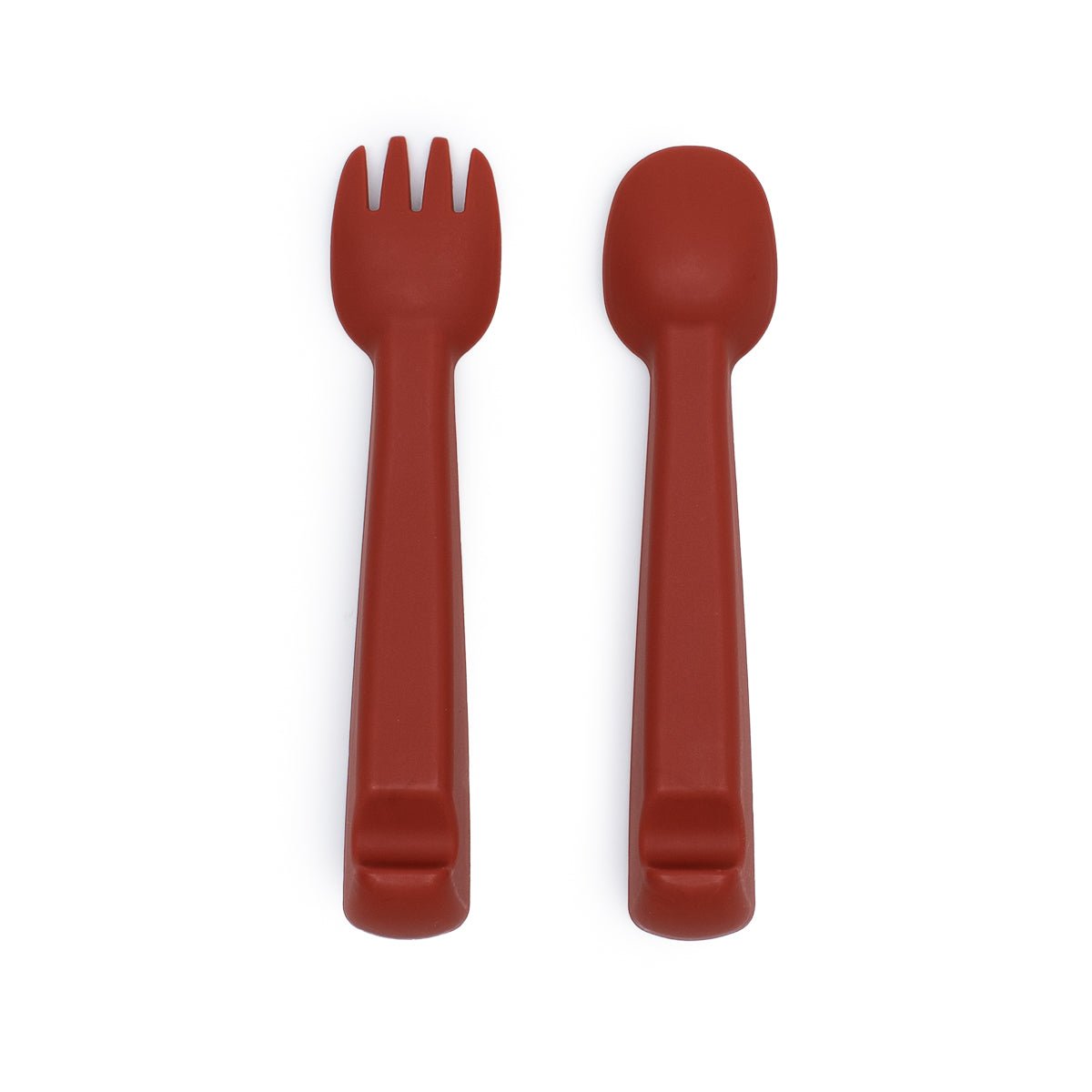 Feedie® Fork & Spoon Set - Rust
