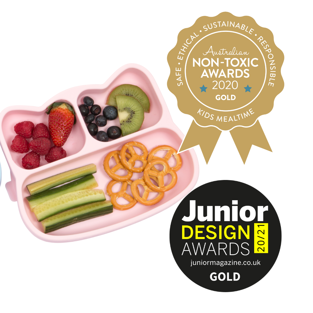 Cat Stickie® Plate - Powder Pink