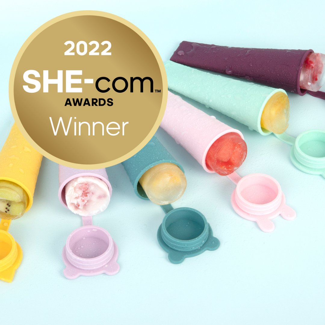 tubies silicone push up ice block mould pastel pop