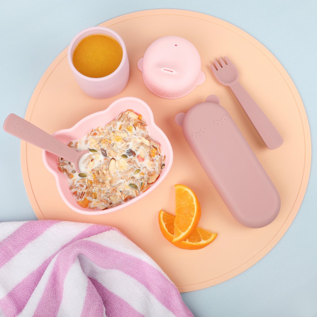 Silicone Round Placemat Blush