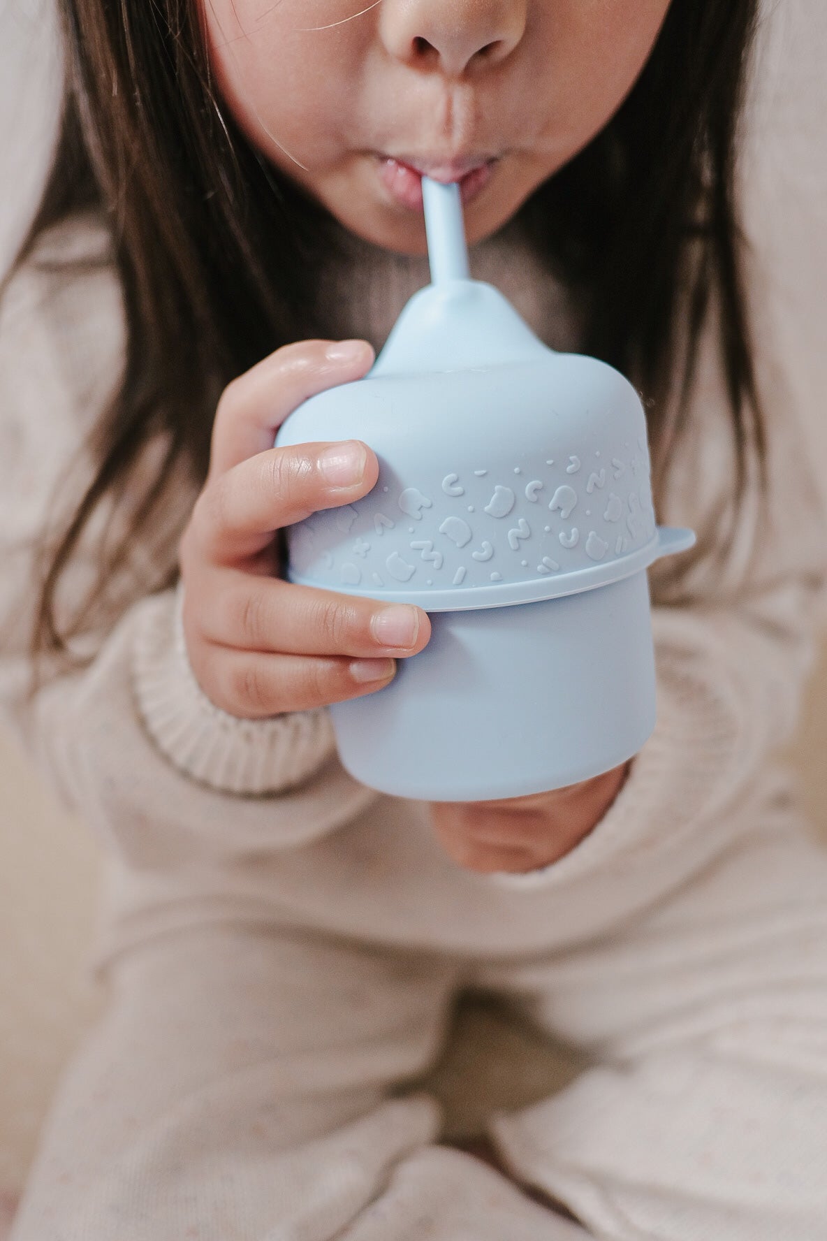 Sippy Lid for Toddlers in Powder Blue