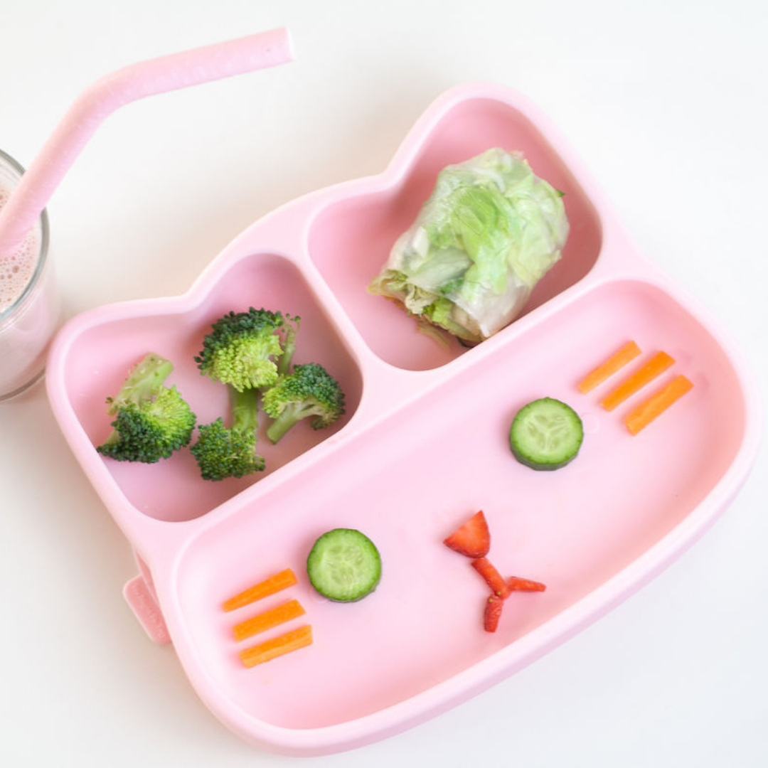 Cat Stickie® Plate - Powder Pink