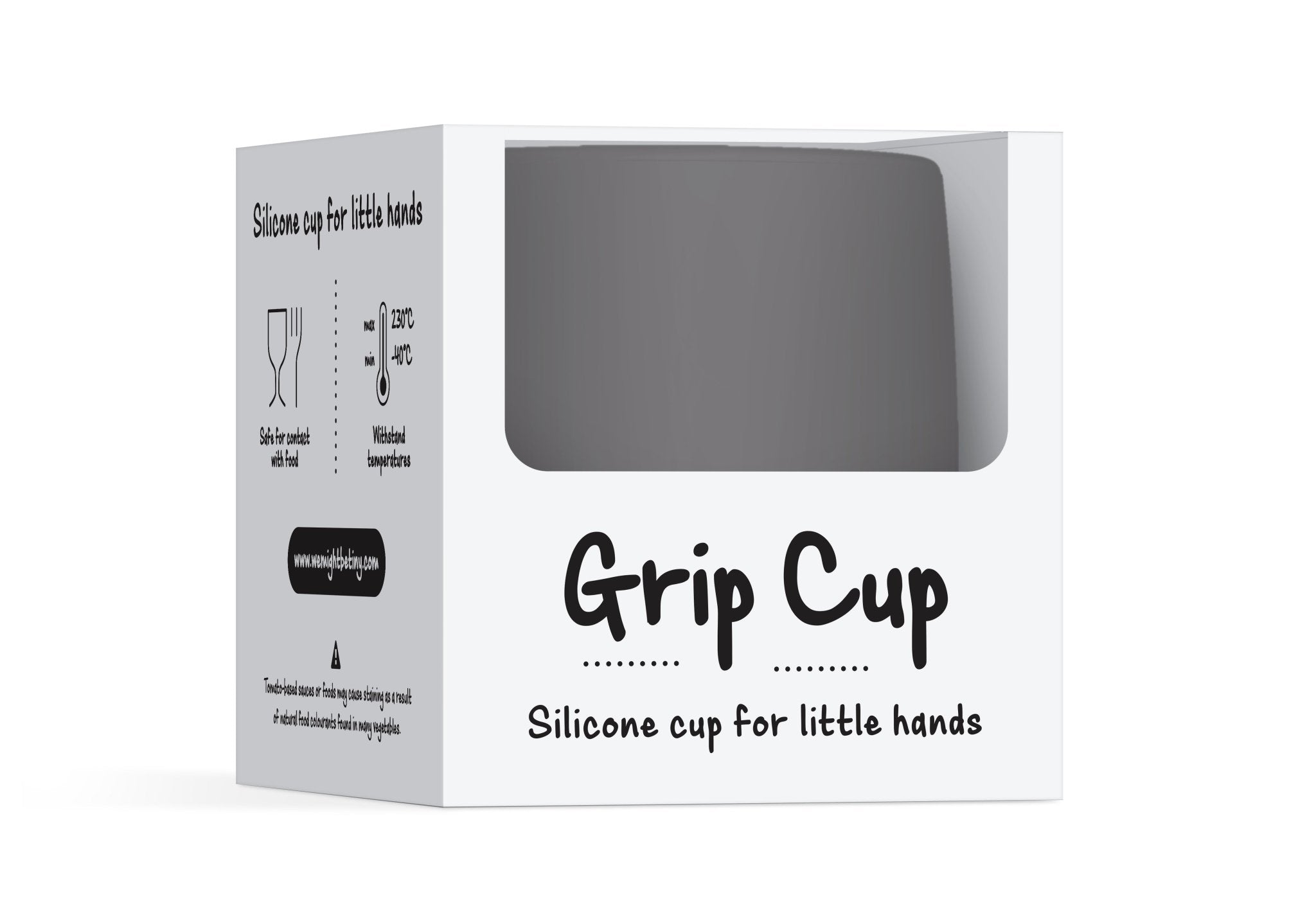Packaging of Grip Cup in Grey