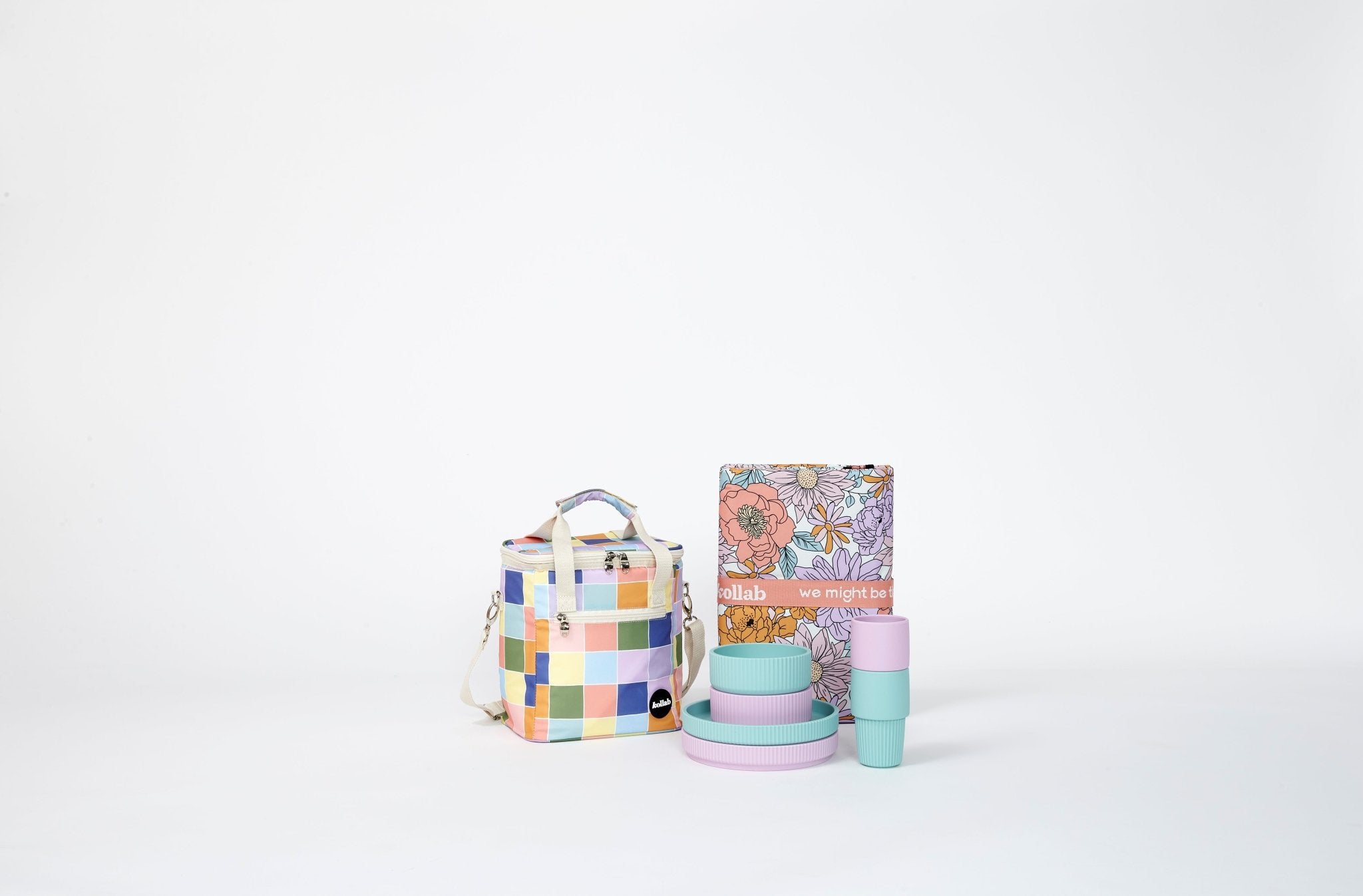 We Might Be Tiny x Kollab Mini Cooler - Checkers