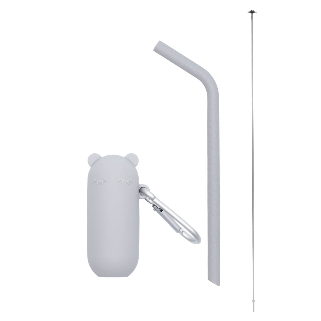 Keepie + Straw Set - Grey