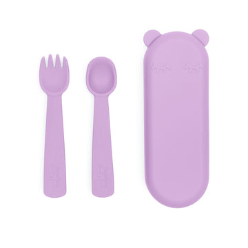Feedie® Fork & Spoon Set - Lilac